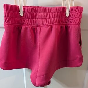 Yogalicious Hot Pink Athletic Shorts, S (7-8)